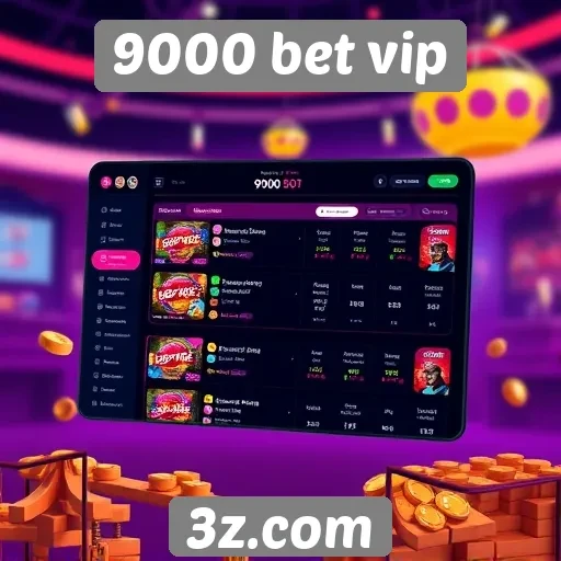 9000 bet vip apresenta novo design para usuários